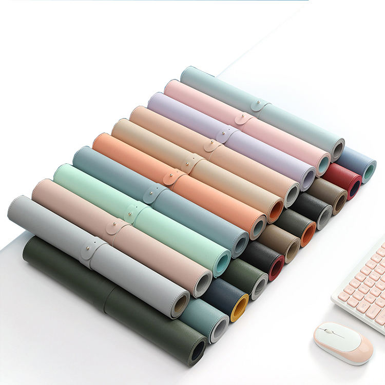 Custom Personalized Logo Printed Pu Leather Material for Mouse Pad Factory| PAIDU Manufacturer